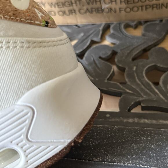 Nike Air Max 90 Natural Cork DD0384-100 Sail Wheat Sneakers Women’s 10.5 Display - Picture 14 of 14